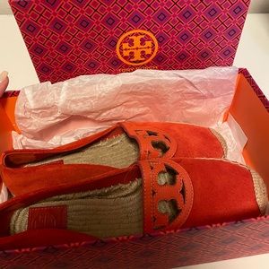 Coral Tory Burch Espadrilles size 38.5